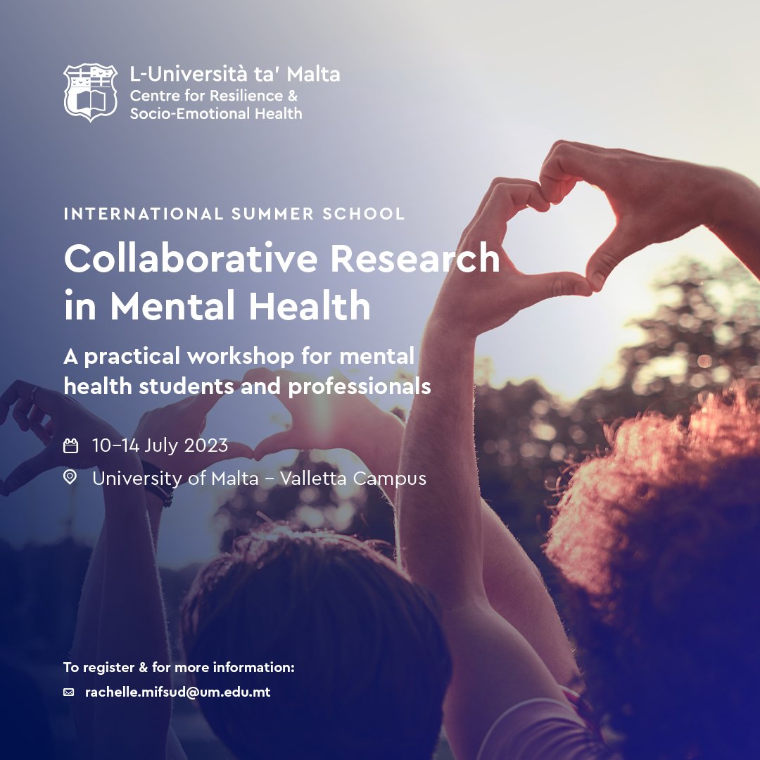 Miniatyrbilde for Collaborative Research in Mental Health – Summer school
